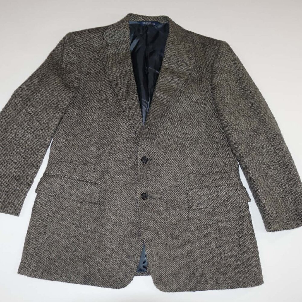 Polo by Ralph Lauren Brown Herringbone Sport Coat Blazer